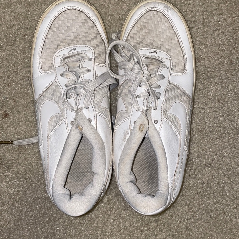 Nike Air Force one LV8 summit white woven shoes